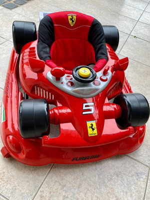 Ferrari walker used with adjustable height and sound steering toy