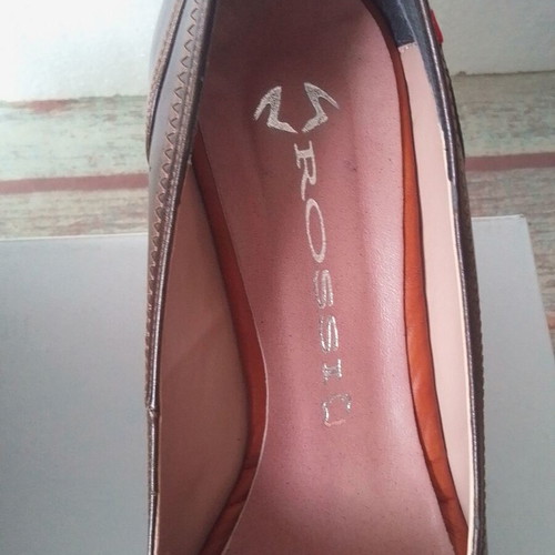 Rossi women's leather pumps size 38 like new, brown