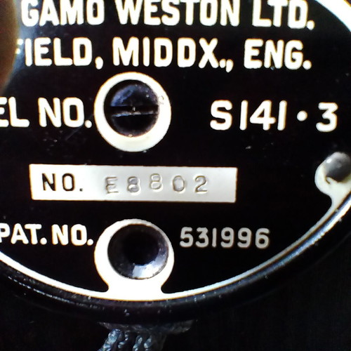 Weston Master III vintage exposure meter used, made in England