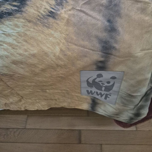 WWF tiger duvet cover like new 150×210