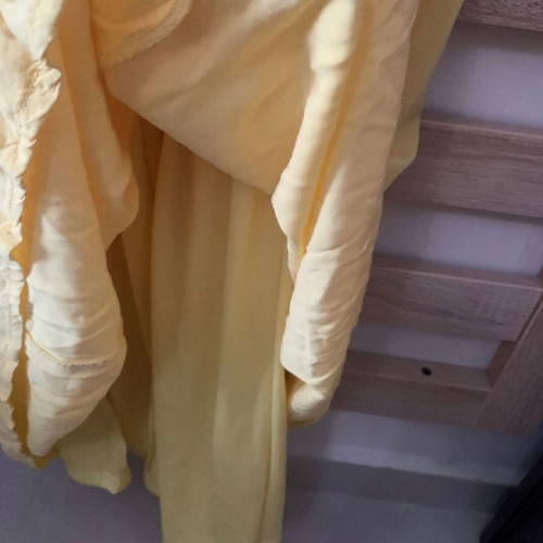Long maxi dress small yellow