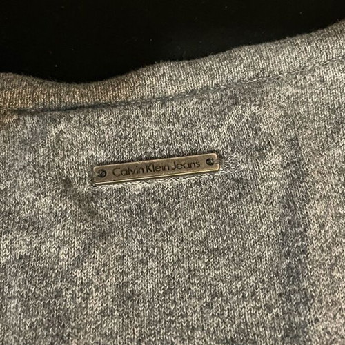 Calvin Klein Jeans spring thin sweater like new, gray