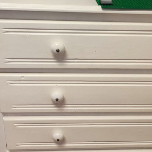 Zara Home white furniture knobs, new, set of 2 or 8 total