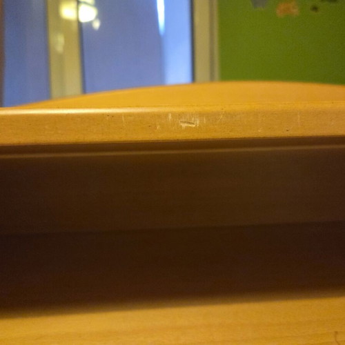 Children's wooden dresser with changing table like new