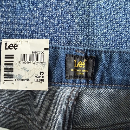 Lee Loose Mom Jeans, size 27, dark blue