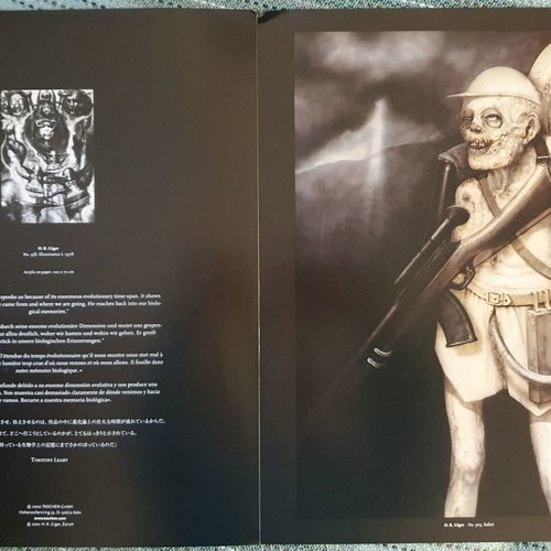 HR Giger book and prints with collective works and biography