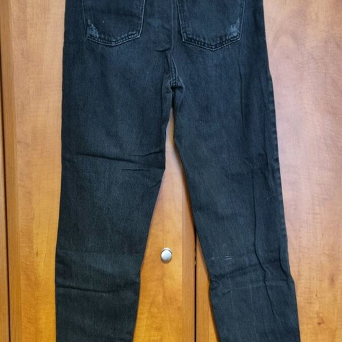 Lynne women's black jeans used with lace and elastic waist size M