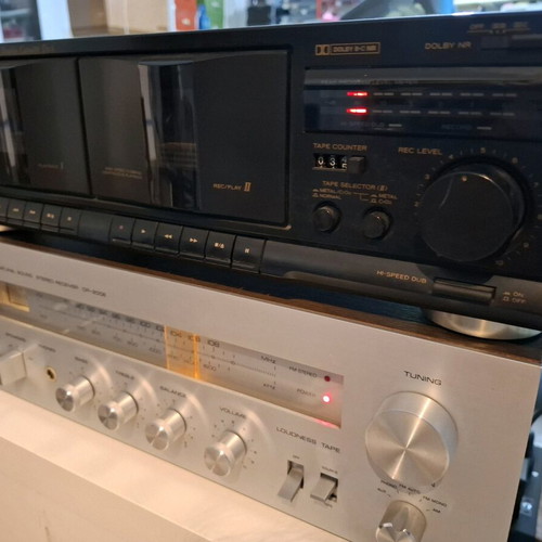 Teac W-485C double cassette deck used