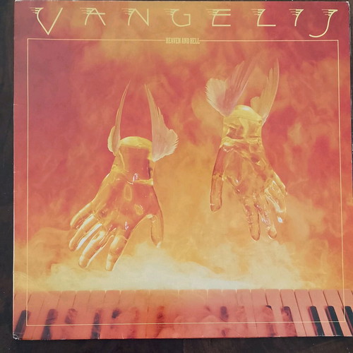 Vangelis Heaven and Hell vinyl album used, original gatefold sleeve