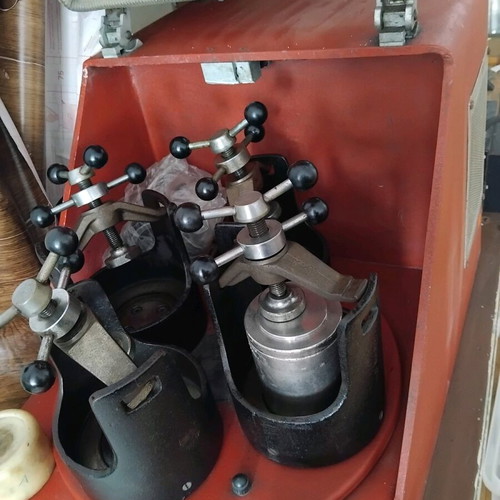 Planetary ball mill used, 4 vessels, Fritsch