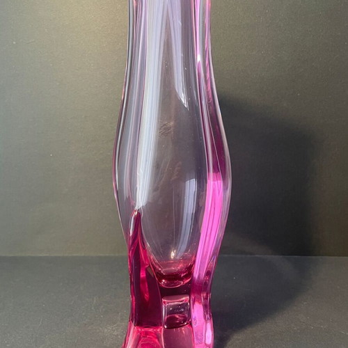 Vintage Alexandrite Vase by Miloslav Klinger ZBS 1960s used