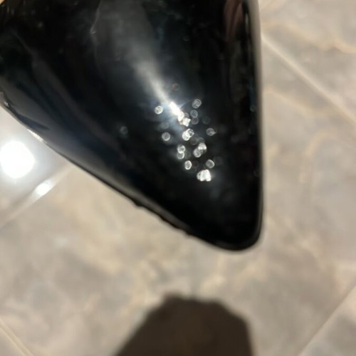 Gianvito Rossi Plexi Pumps Milano like new, transparent with burgundy details