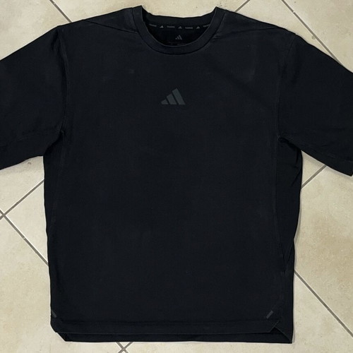 Adidas Training T-Shirt, black, oversized fit, size S