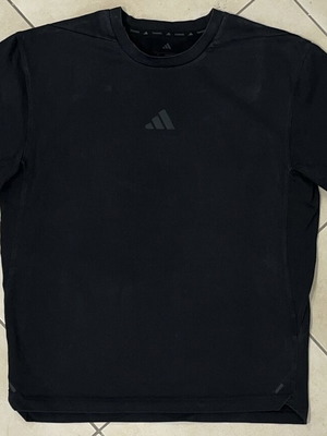 Adidas Training T-Shirt, black, oversized fit, size S