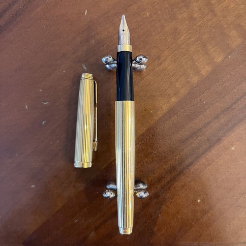 Parker 75 fountain pen like new, 14k gold nib BB tip