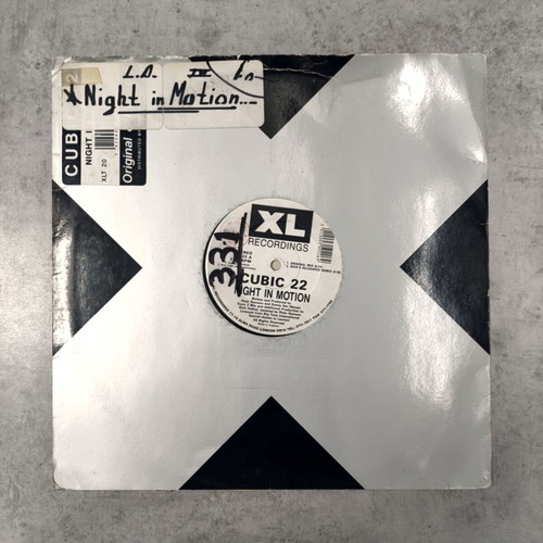 Cubic 22 Night In Motion 12'' Vinyl Maxi Single used, electronic