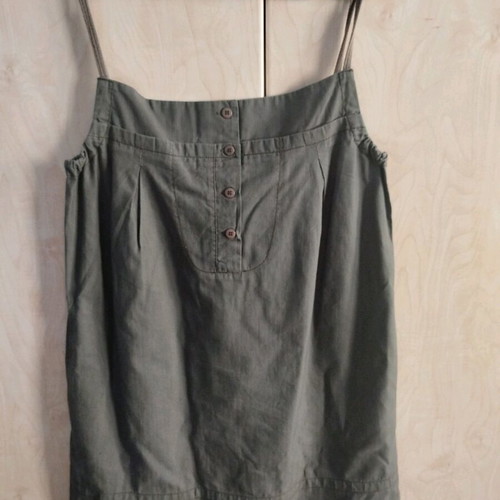 Attrattivo linen dress medium like new, khaki