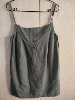 Attrattivo linen dress medium like new, khaki