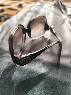 Balenciaga sunglasses used, large black and gray