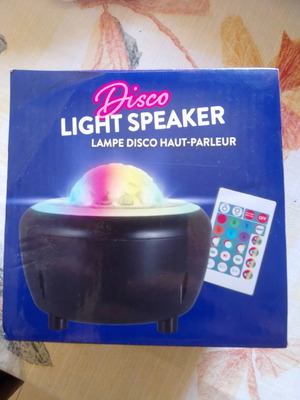 Bluetooth Disco Light Speaker with Remote Control, Portable