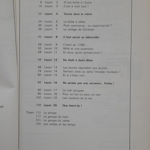 Orange 2 French exercises book used