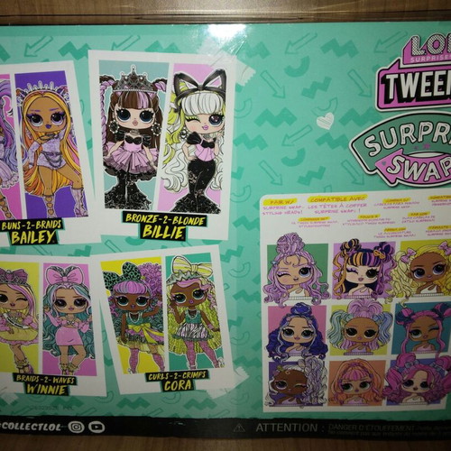 LOL Surprise Tweens Cora, Hair Hair Hair Valley BB and Lights Pets Valley PU family new