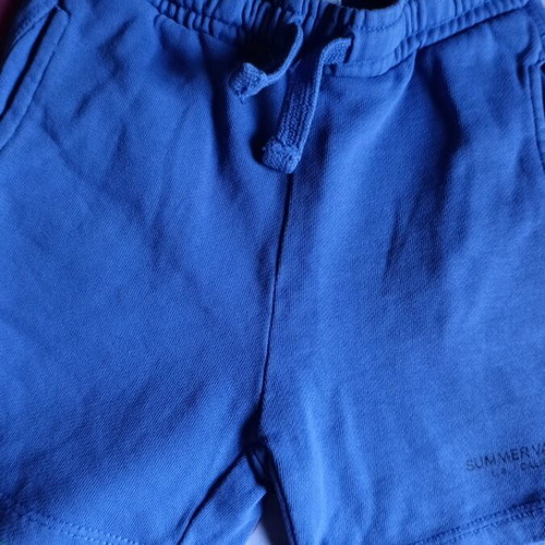 Zara boys' blue bermuda shorts, size 110 cm, ages 4-5