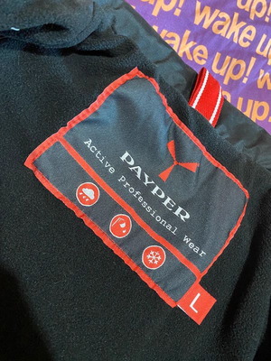 Payper work jacket black, like new, size Large
