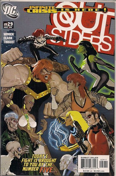  DC COMICS xenoglossa OUTSIDERS ( 2003)