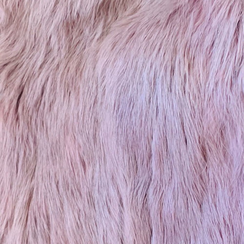 S. Jaffa Furs Belfast Vintage Rabbit Fur Jacket Dusty Pink Size S/M Like New