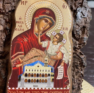 Εικόνα της Μεγαλόχαρης της Τήνου με τον Ιησού