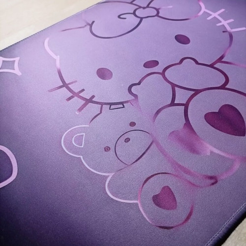 Sanrio Hello Kitty Oversized Gaming Mouse Pad used, anti-slip rubber base