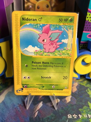 Nidoran Male Aquapolis Pokemon card