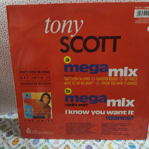 Tony Scott Megamix vinyl record used, electronic