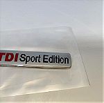  Μεταλλικο Διακοσμητικο Αυτοκινητου Volkswagen TDI Sport Edition