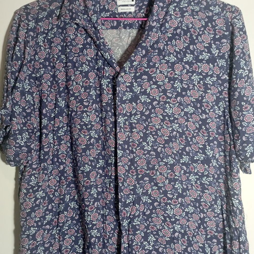 Zara purple floral shirt like new, size L