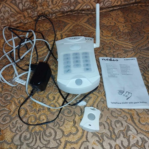 Wireless emergency call device with 2 wireless remotes used