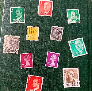 Συλλεκτικά γραμματόσημα Αγγλία Ισπανία