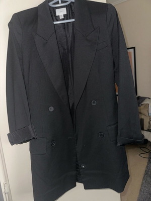 Dress-style jacket new, black, size XS