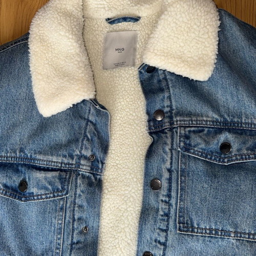 Denim jacket M Mango like new, blue