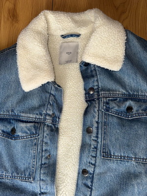 Denim jacket M Mango like new, blue