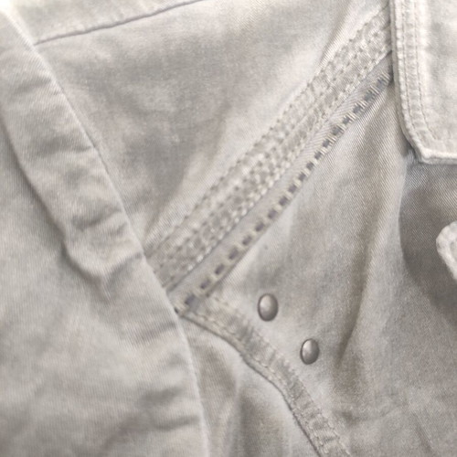 Women's gray jacket with vintage effect, new, size M