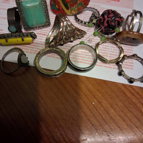 Rings used, all 15, gray