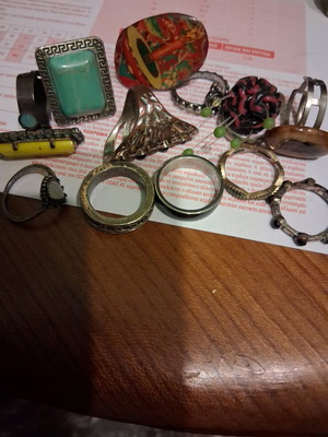 Rings used, all 15, gray