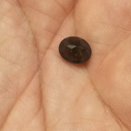 Oval Green Tourmaline Mineral 2.19 ct unhealed