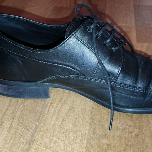 Fentini men's moccasins No.40 like new, black