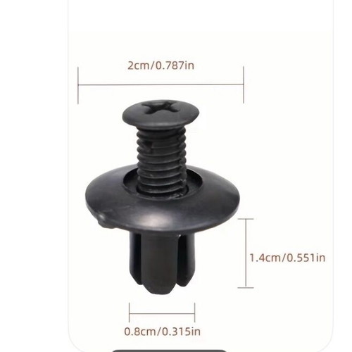 Car screws new, pack of 17 plastic fasteners for repairs