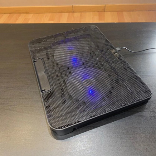 Factory N99 Cooling Pad for Laptop up to 17" with 2 Fans and Lighting like new