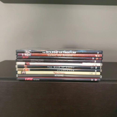 DVD like new, pack of 10 with subtitles