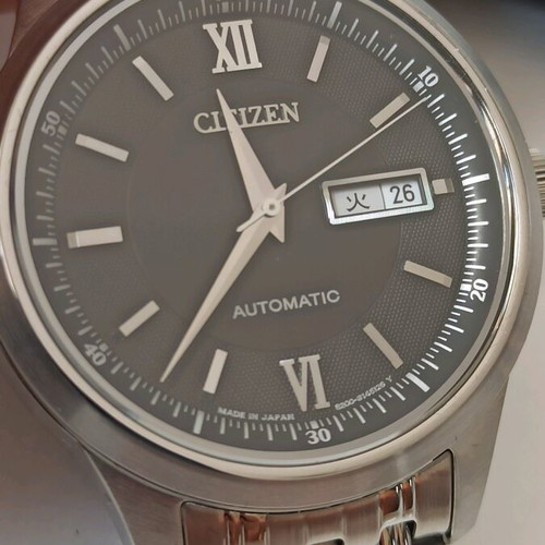 Citizen NY4050-54E men's automatic watch new, black